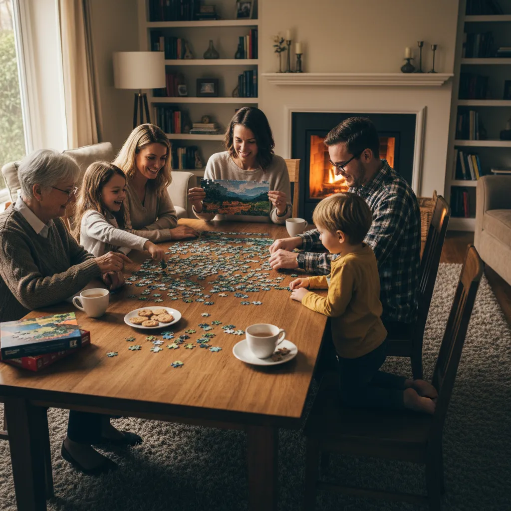 Puzzles en familia: fortaleciendo vínculos pieza por pieza