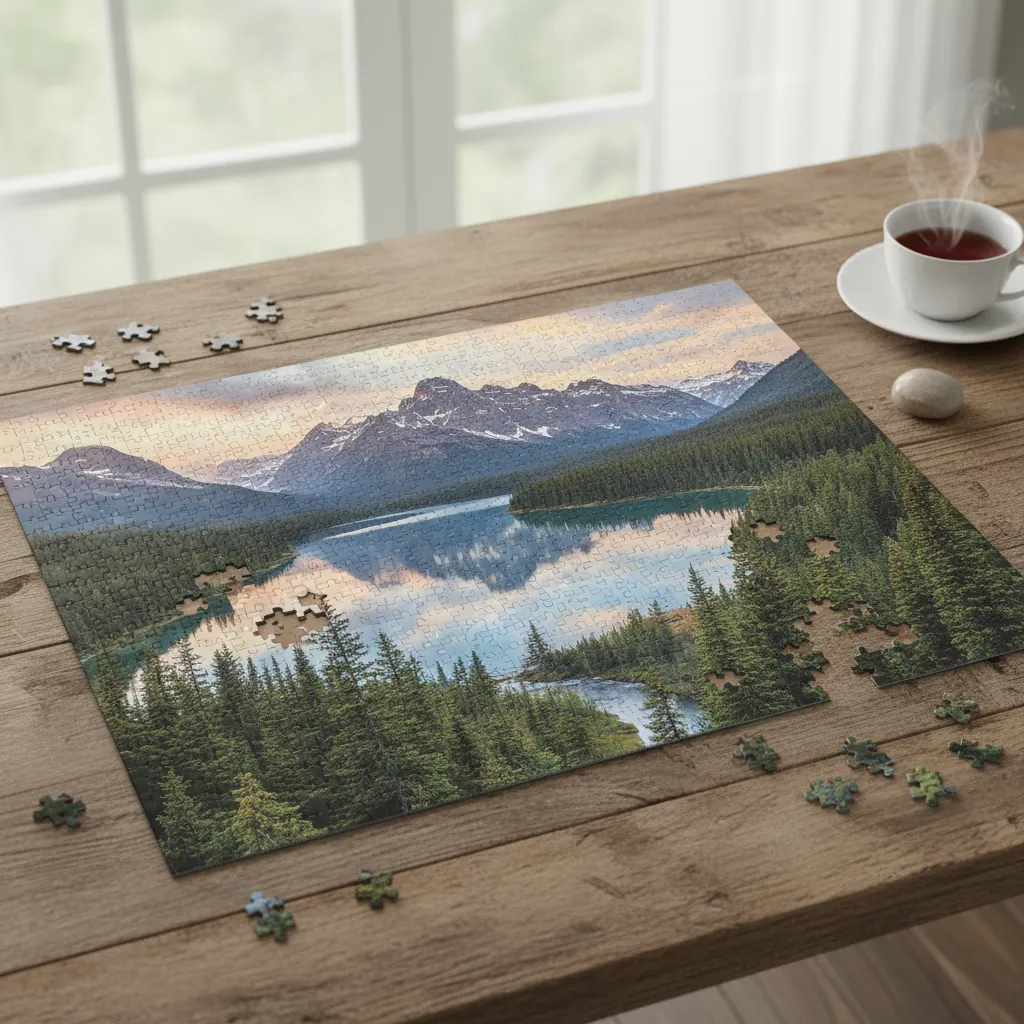 Puzzles de paisajes naturales: relájate y conecta con la naturaleza