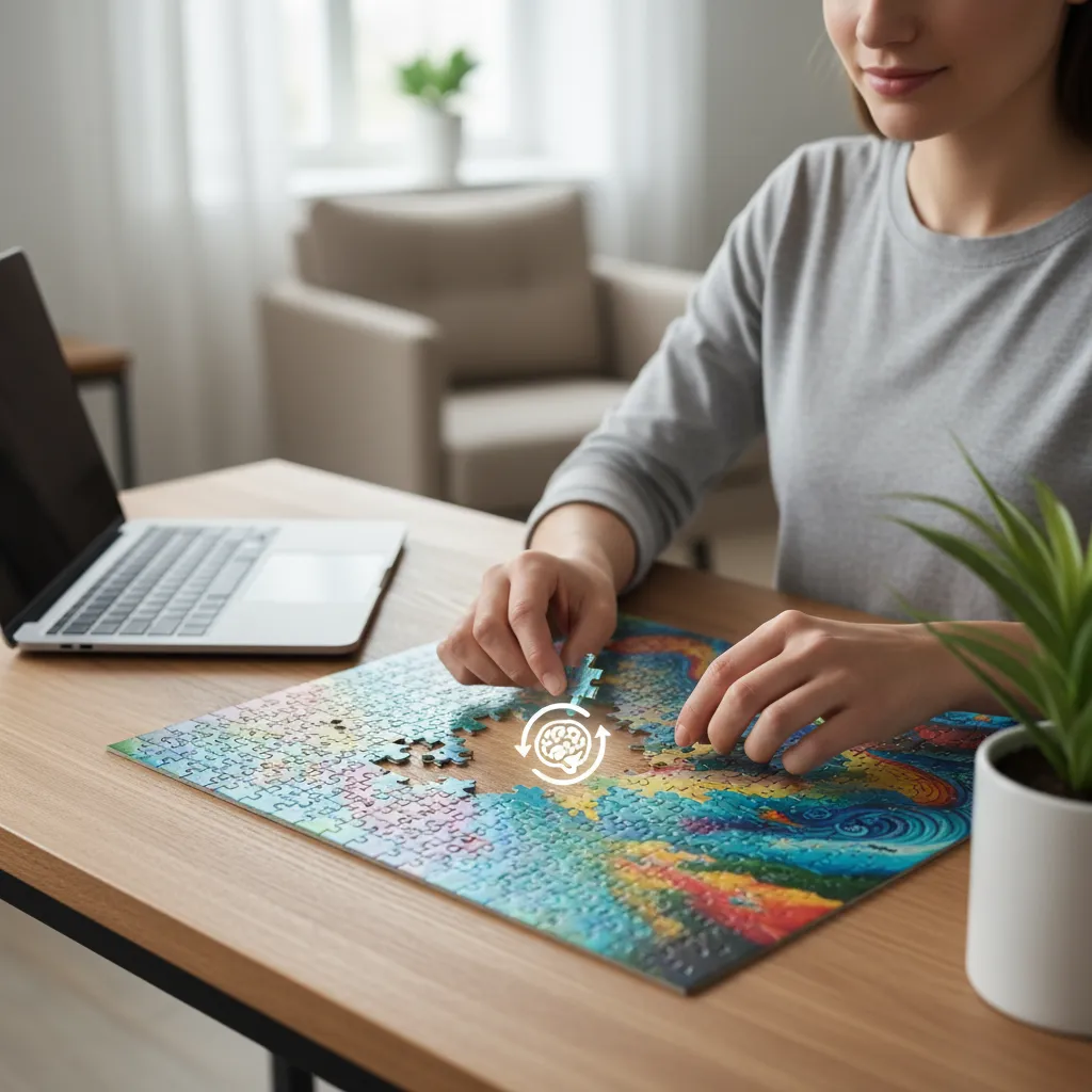 Puzzles y productividad: por qué tu cerebro necesita este descanso